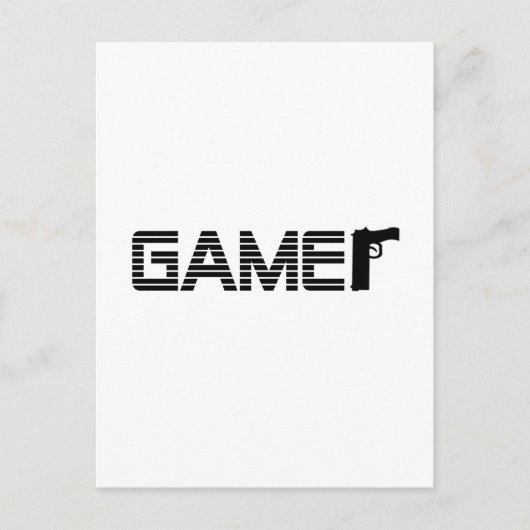 Gamer Briefkaart (Voorkant)