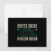 Gamer Briefkaart (Voorkant / Achterkant)