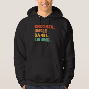 Gamer Brother oom Gaming Legend Mannen Video Game Hoodie