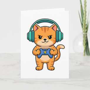 Gamer Bruh kat Videogames Cadeau voor Jongens Tien Kaart