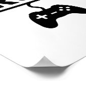 Gamer Bruh Video Games Funny Gaming Men Boys Kids  Poster (Hoek)