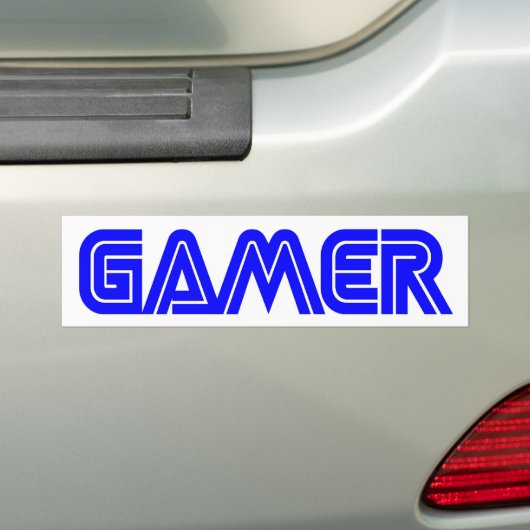 Gamer Bumpersticker (Op auto)