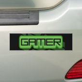 Gamer Bumpersticker (Op auto)