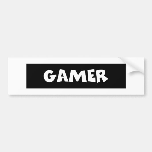 gamer bumpersticker (Voorkant)