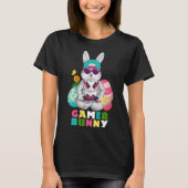 Gamer Bunny Leuke Pasen Video Game Gaming Boys Pul T-shirt (Voorkant)
