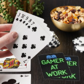 Gamer Cadeaus | Gamer op het werk Pokerkaarten (Insitu)