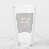 Gamer Cadeaus houden kalm en spel Glas (Achterkant)