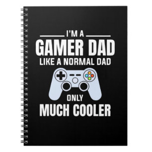 Gamer Cadeaus Ik ben een gamer vader Notitieboek