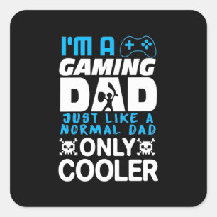 Gamer Cadeaus Ik ben een spellende vader Vierkante Sticker