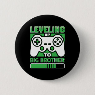 Gamer Cadeaus omhoog naar Big Brother Ronde Button 5,7 Cm