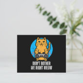 Gamer Cat Dont Boert Me Meow Funny Gaming Mannen J (Staand voorkant)