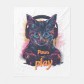 Gamer CAT-niveau omhoog Fleece Deken (Voorkant)