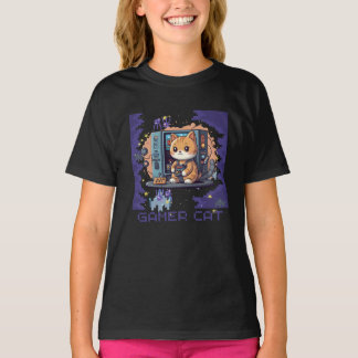Gamer Cat T-shirt