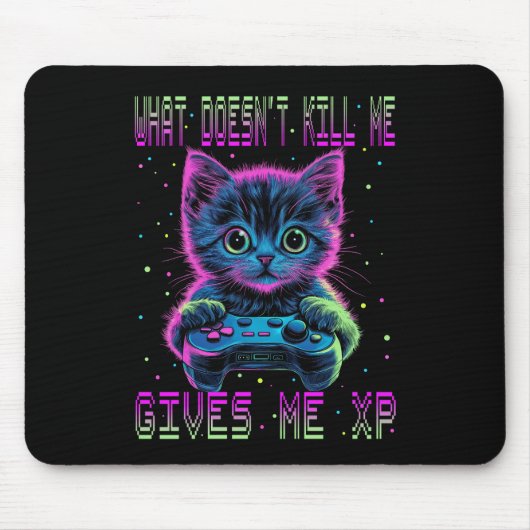 Gamer Cat XP Muismat (Voorkant)