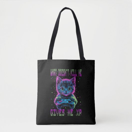 Gamer Cat XP Tote Bag (Voorkant)