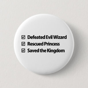 Gamer Checklist Ronde Button 5,7 Cm
