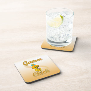 Gamer Chick Drankjes Onderzetter