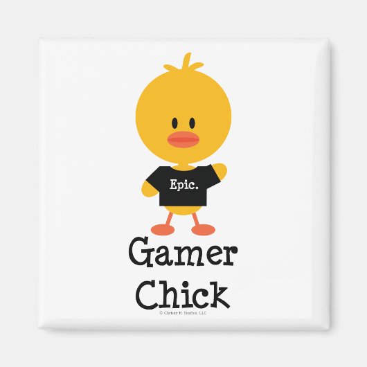 Gamer Chick Magnet (Voorkant)
