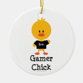 Gamer Chick Ornament (Voorkant)