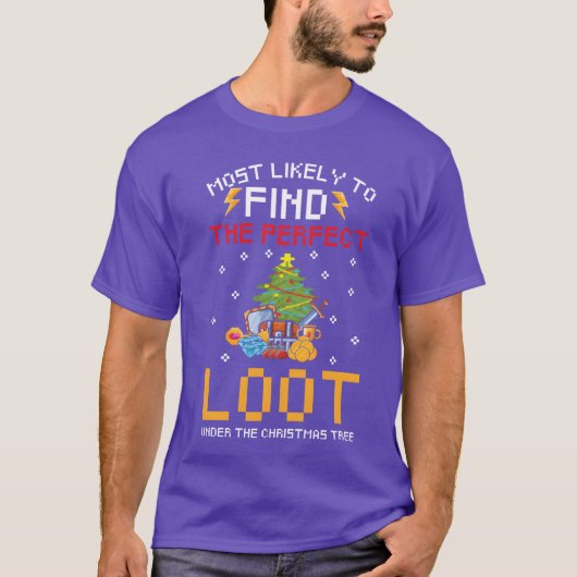 Gamer Christmas funny T-shirt (Voorkant)