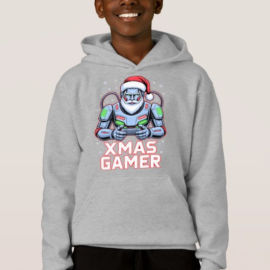 Gamer Christmas Gifts Cyber Santa Robot Xmas Gamer (Voorkant)
