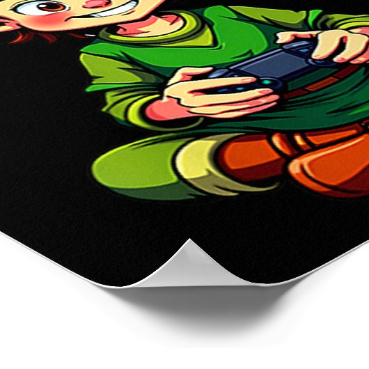 Gamer Christmas Pajamas Kids Boys Youth Christmas  Poster (Hoek)