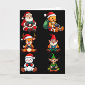 Gamer Christmas Pajamas Kids Boys Youth Teen Chris Kaart (Voorkant)