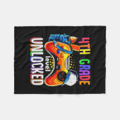 Gamer Ck naar school gamepad 4e vierde leerjaar ni Fleece Deken (Voorkant (Horizontaal))
