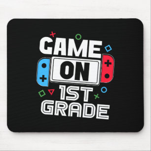 Gamer Ck naar school grappig spel 1e klas kinderen Muismat