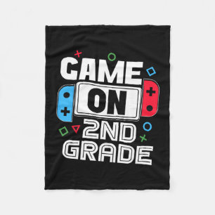 Gamer Ck naar school grappig spel 2e klas kinderen Fleece Deken