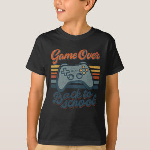 Gamer Ck naar school Kids docenten Game Over Ck na T-shirt
