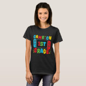 Gamer Ck To School First Day Grade Team 1st Grade T-shirt (Voorkant volledig)