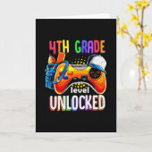 Gamer Ck To School Gamepad 4th Fourth Grade Level Kaart (Gele Bloem)