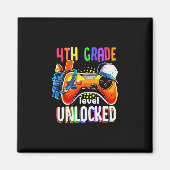 Gamer Ck To School Gamepad 4th Fourth Grade Level  Magneet (Voorkant)