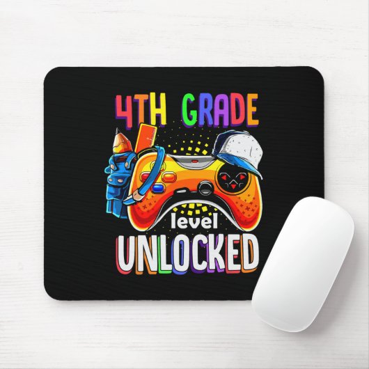 Gamer Ck To School Gamepad 4th Fourth Grade Level  Muismat (Met muis)