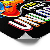 Gamer Ck To School Gamepad 4th Fourth Grade Level Poster (Hoek)