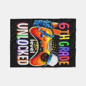 Gamer Ck To School Gamepad Sixth 6th Grade Level U Fleece Deken (Voorkant (Horizontaal))