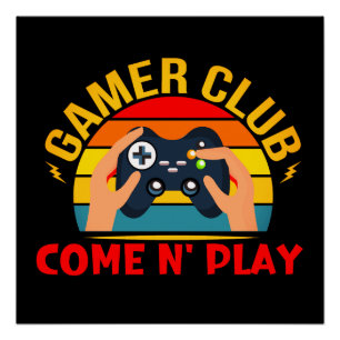GAMER CLUB PERFECT POSTER