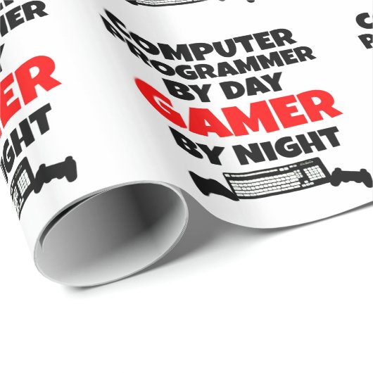 Gamer computer programmeur cadeaupapier (Rol Hoek)