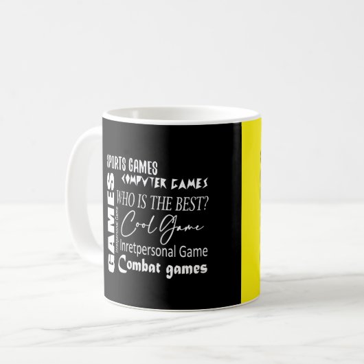 Gamer-computerspel Koffiemok (Voorkant links)