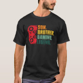 Gamer  Controller Gaming Son Brother Playing Sarca T-shirt (Voorkant)