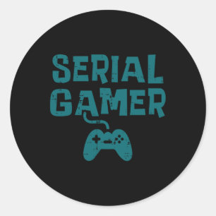 Gamer Controller Leuk Gamen Videogame Lover Boys Ronde Sticker