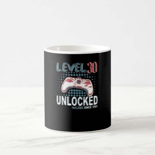 Gamer Controller Level 30 ontgrendeld Koffiemok (Center)