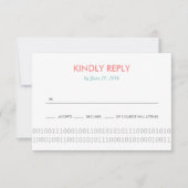 Gamer Controller Love Wedding RSVP Kaartje (Voorkant)