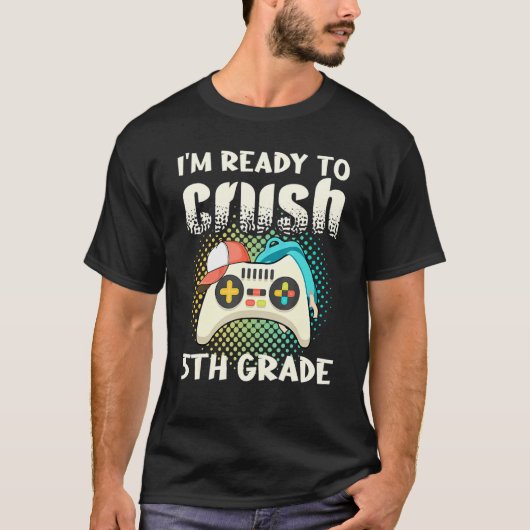 Gamer Controller School Im is klaar om het 5e Afst T-shirt (Voorkant)