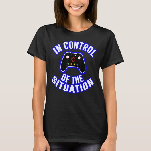 Gamer Controller voor videogame-verslaafden ter ge T-shirt (Voorkant)