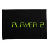 Gamer Couple.  Speler 1 Kussensloop (Voorkant-Rechts)