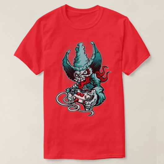 Gamer Cowboy Skelet T-shirt (Design voorkant)