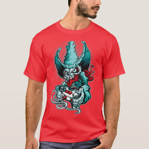 Gamer Cowboy Skelet T-shirt