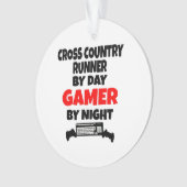Gamer Cross Country Runner Ornament (voorkant)